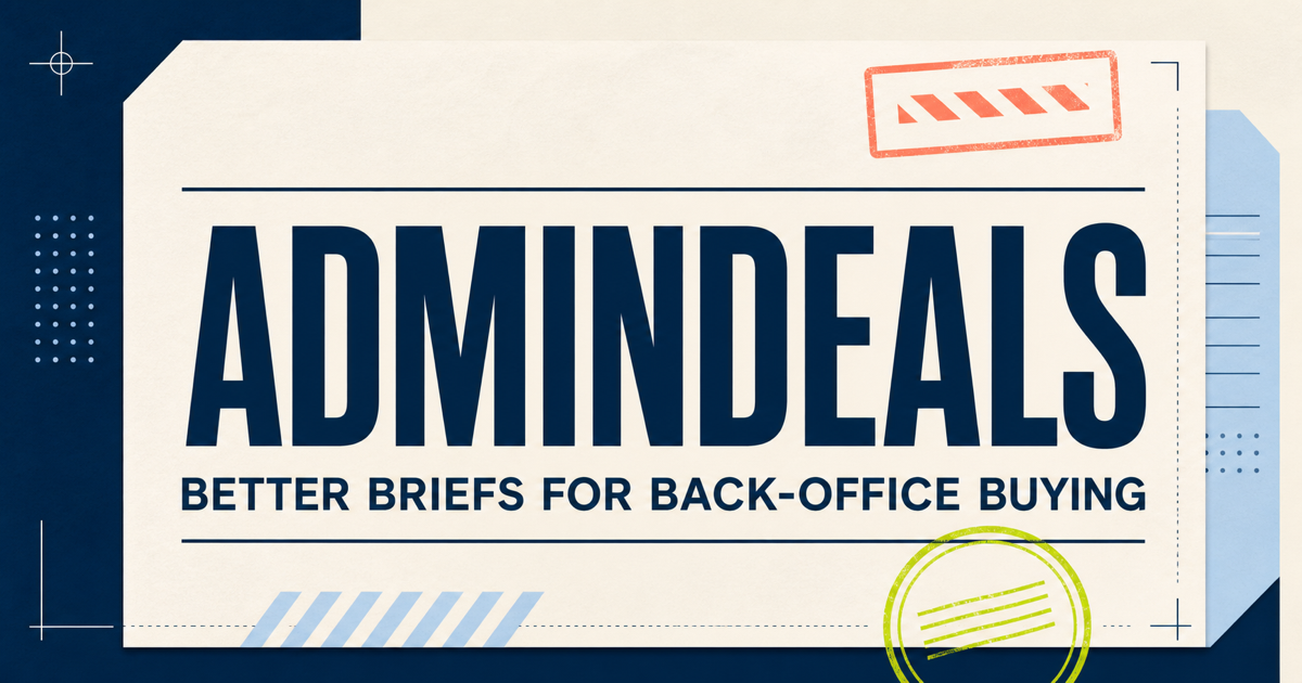 AdminDeals website preview