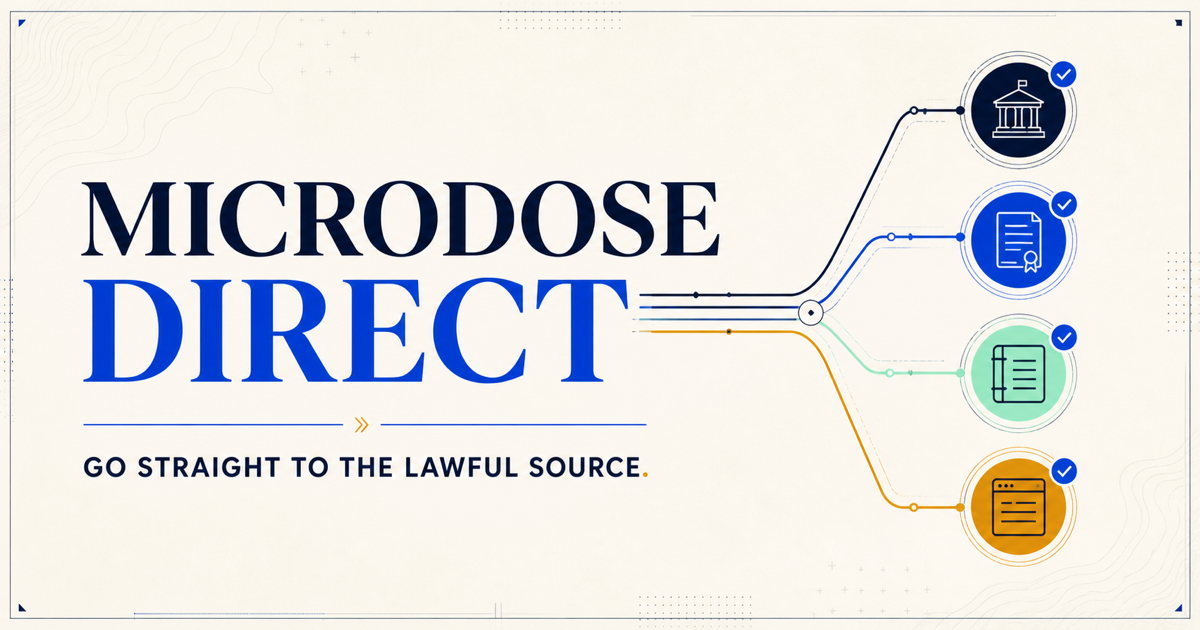 Microdose Direct website preview